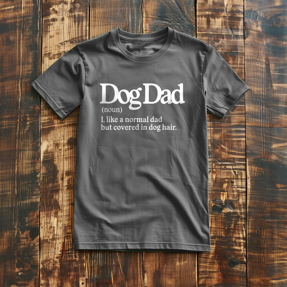 Dog Dad - T-Shirt - Asphalt