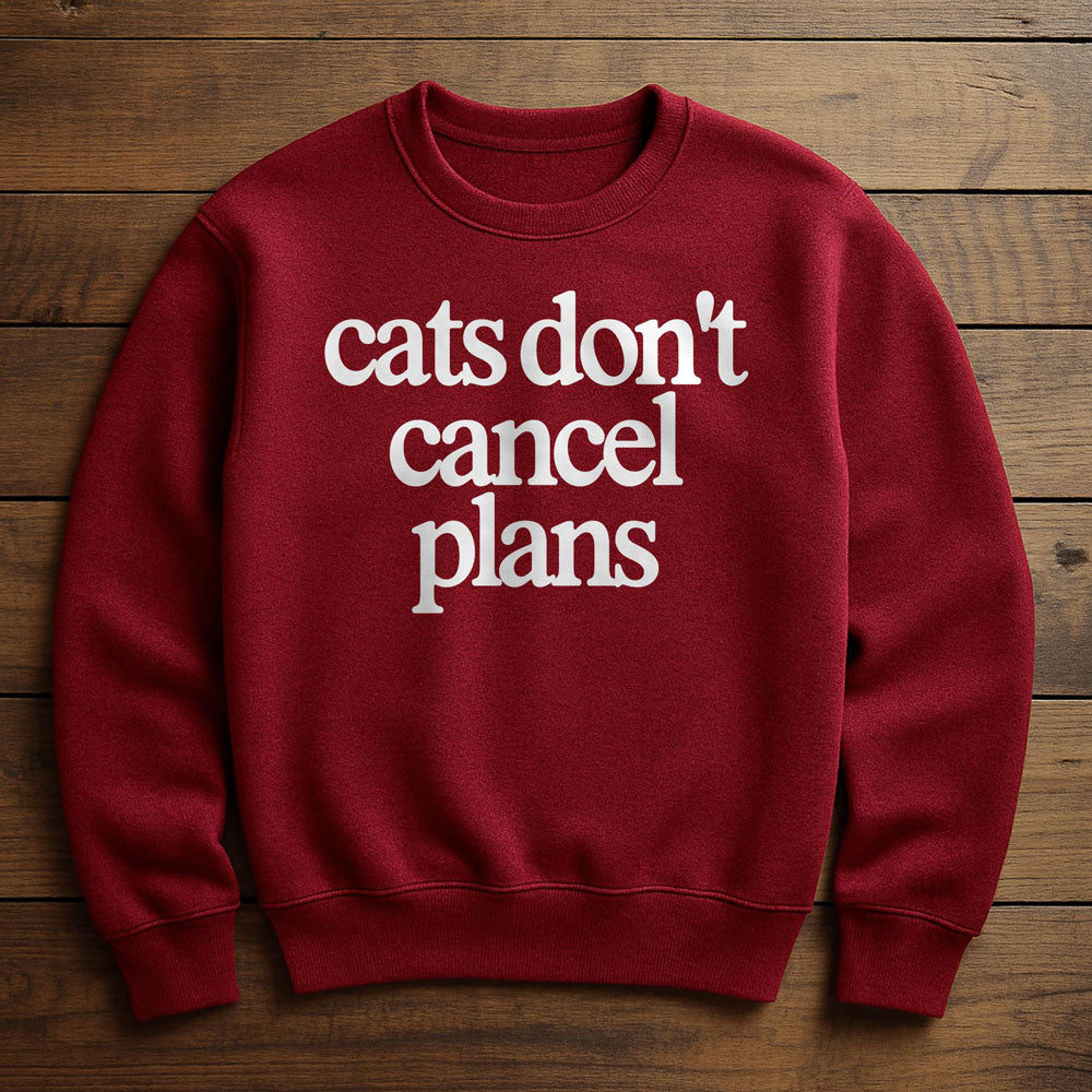 My Cat Made Me Cancel Plans - Sweatshirt