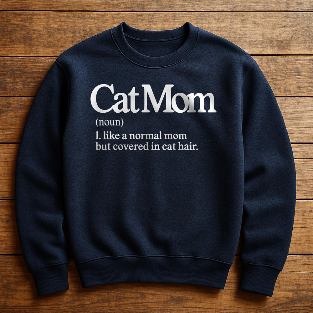 Cat Mom Is My Favorite Title - Sweatshirt