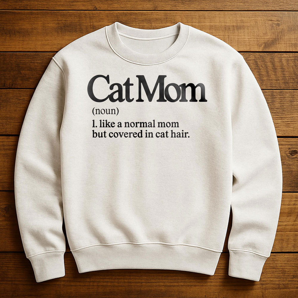 Cat Mom Is My Favorite Title - Sweatshirt