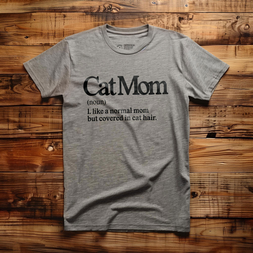 Cat Mom - T-Shirt - Athletic Heather