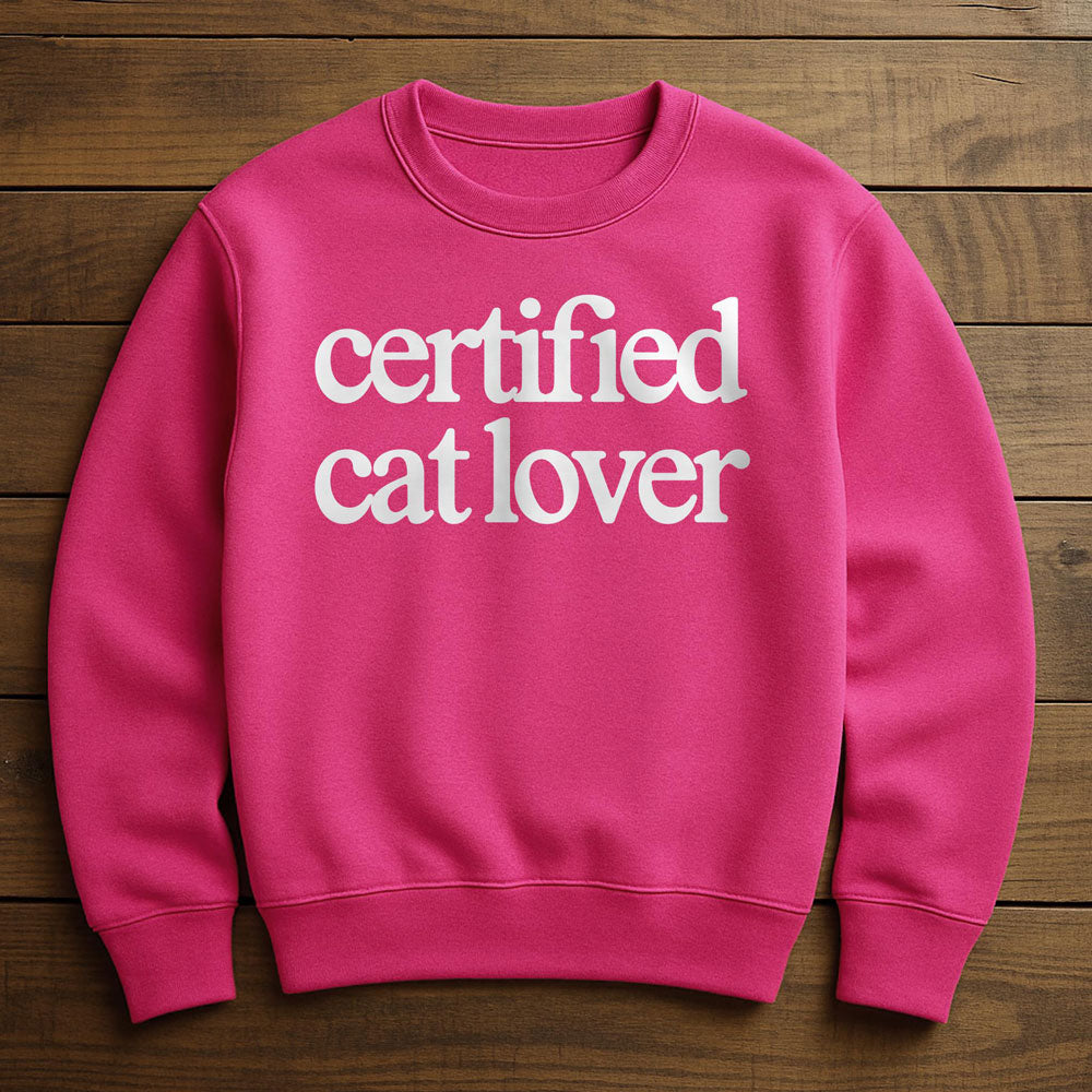 Certified Cat Person - Sweatshirt