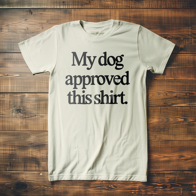 My Dog Approved This Shirt - T-Shirt - Vintage White