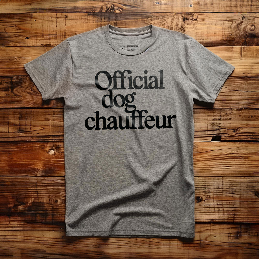 Official Dog Chauffeur - T-Shirt - Athletic Heather
