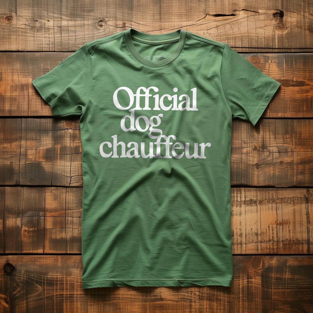 Official Dog Chauffeur - T-Shirt - Green