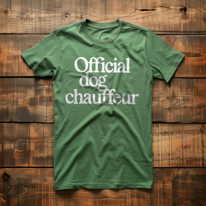 Official Dog Chauffeur - T-Shirt - Green