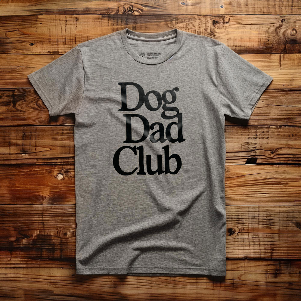 Dog Dad Club - T-Shirt - Athletic Heather
