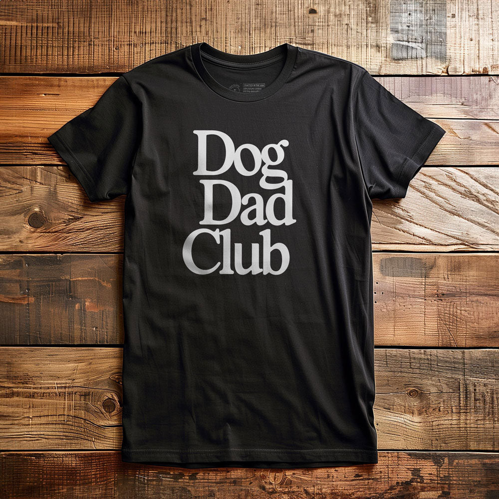 Dog Dad Club - T-Shirt - Black