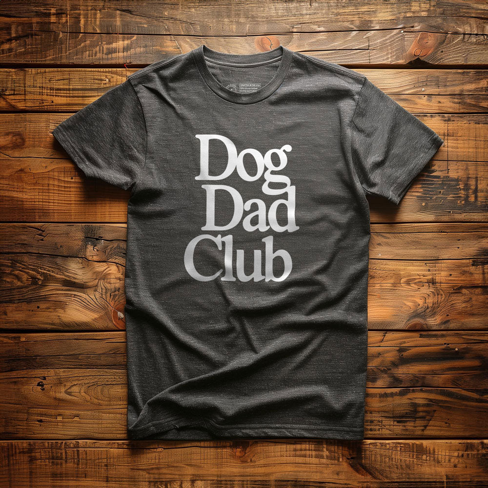 Dog Dad Club - T-Shirt - Dark Grey Heather