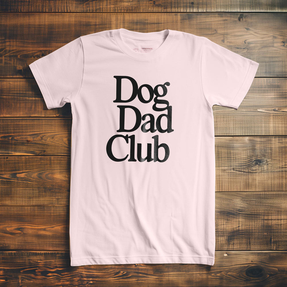 Dog Dad Club - T-Shirt - Light Pink