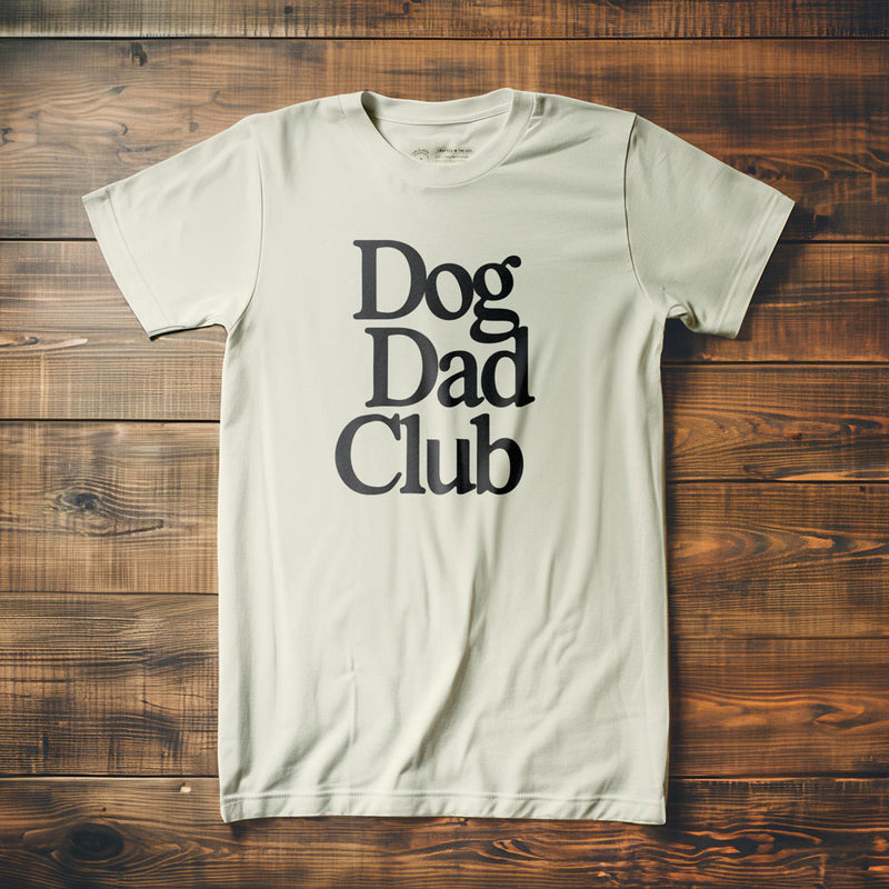 Dog Dad Club - T-Shirt - Vintage White