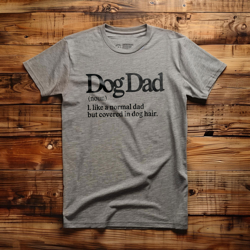 Dog Dad - T-Shirt - Athletic Heather