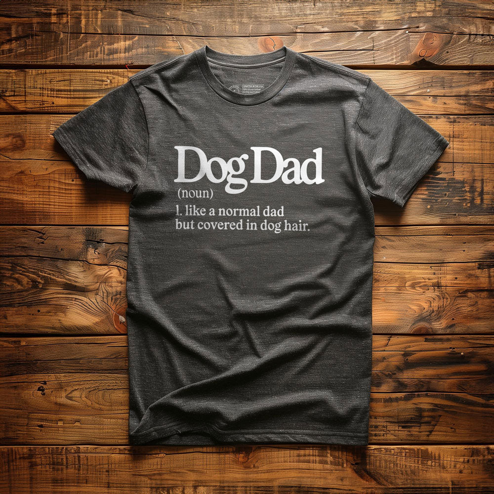 Dog Dad - T-Shirt - Dark Grey Heather