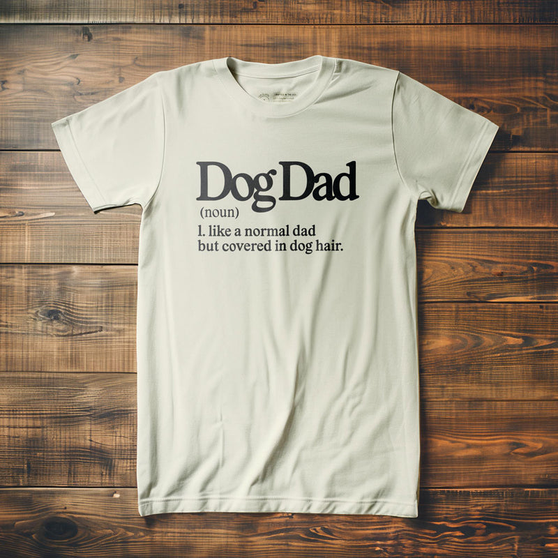 Dog Dad - T-Shirt - Vintage White