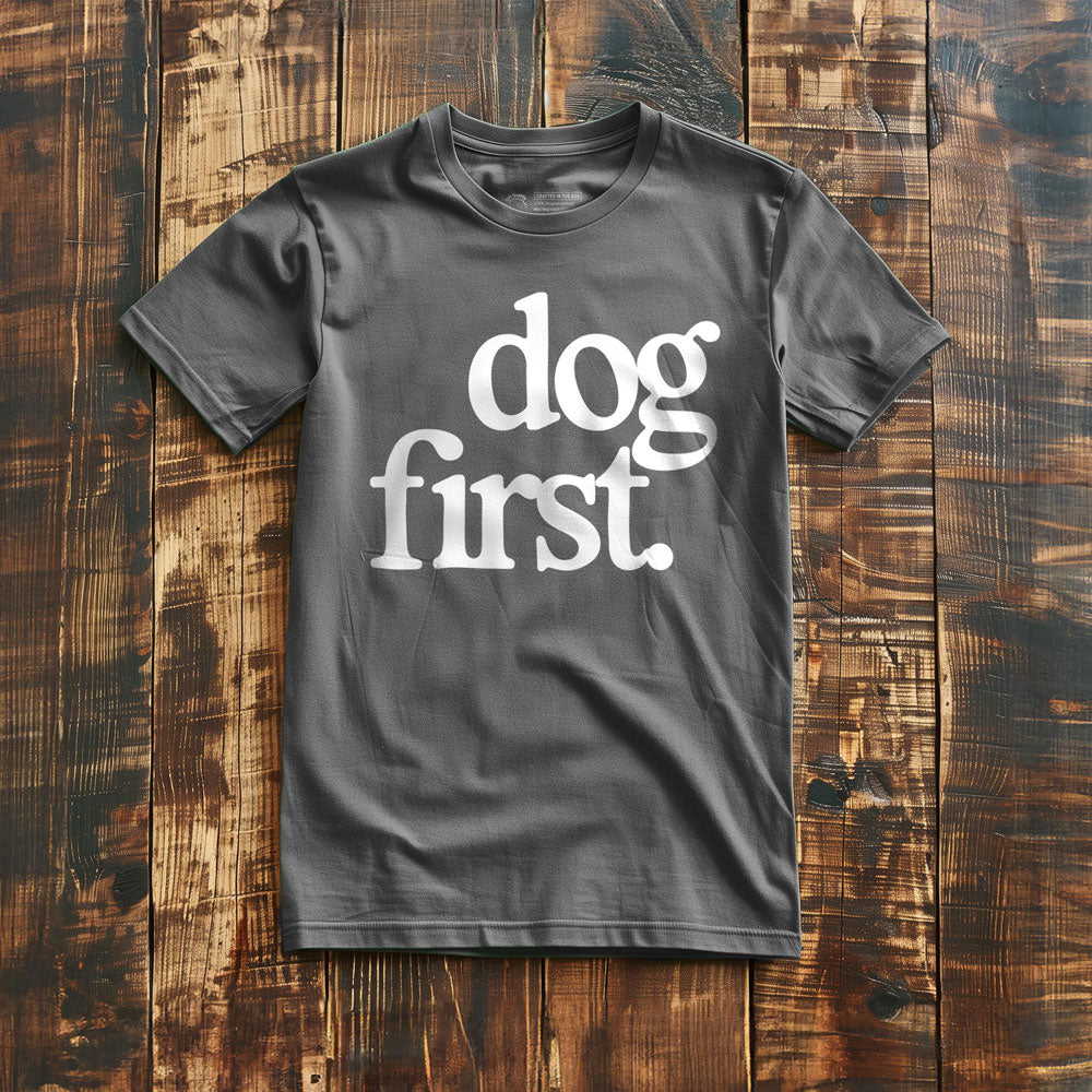 Dog First - T-Shirt - Asphalt