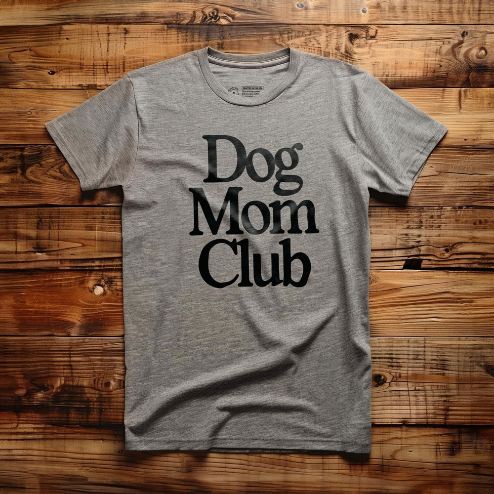 Dog Mom Club - T-Shirt - Athletic Heather