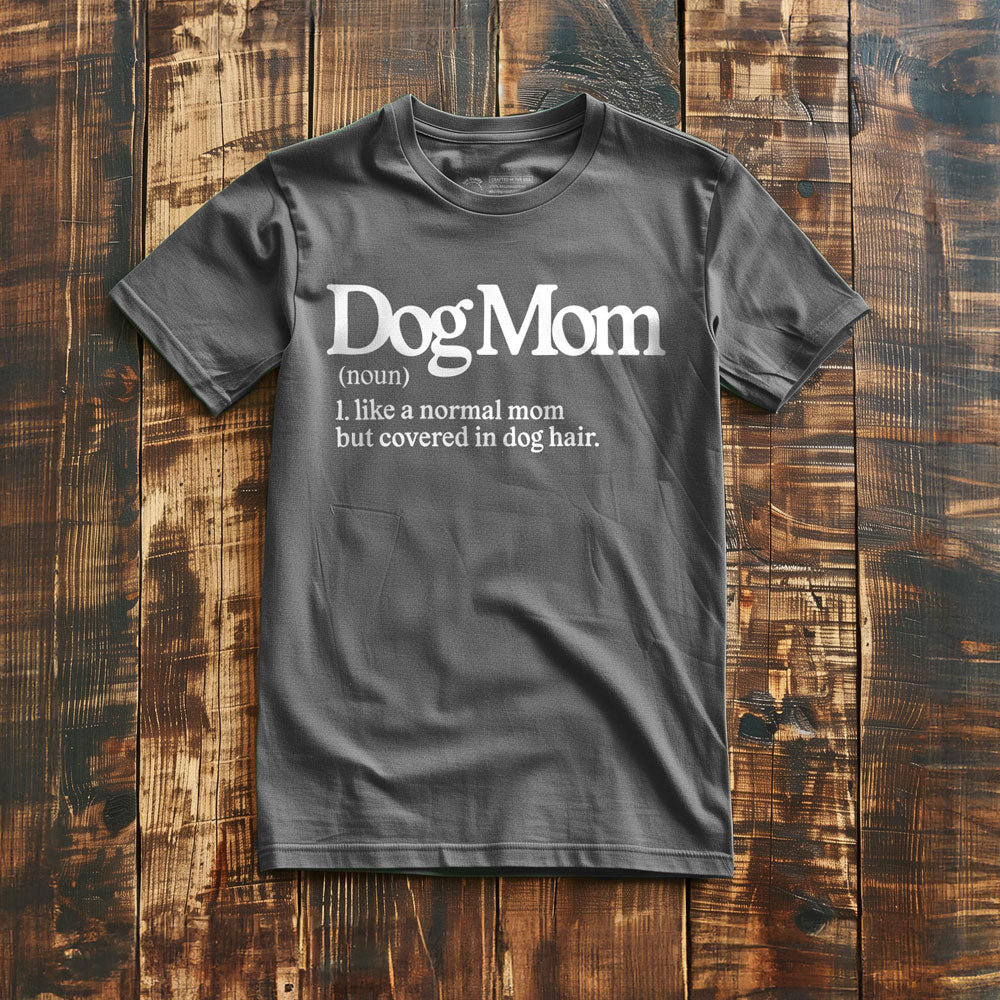 Dog Mom - T-Shirt - Asphalt