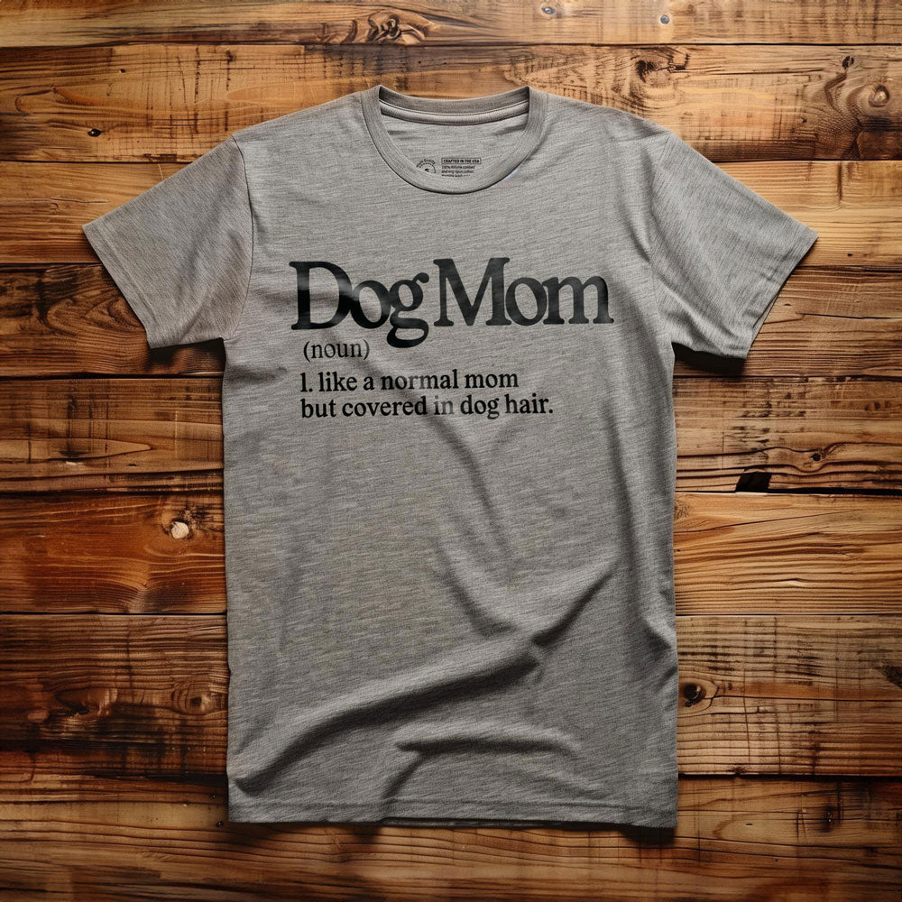Dog Mom - T-Shirt - Athletic Heather