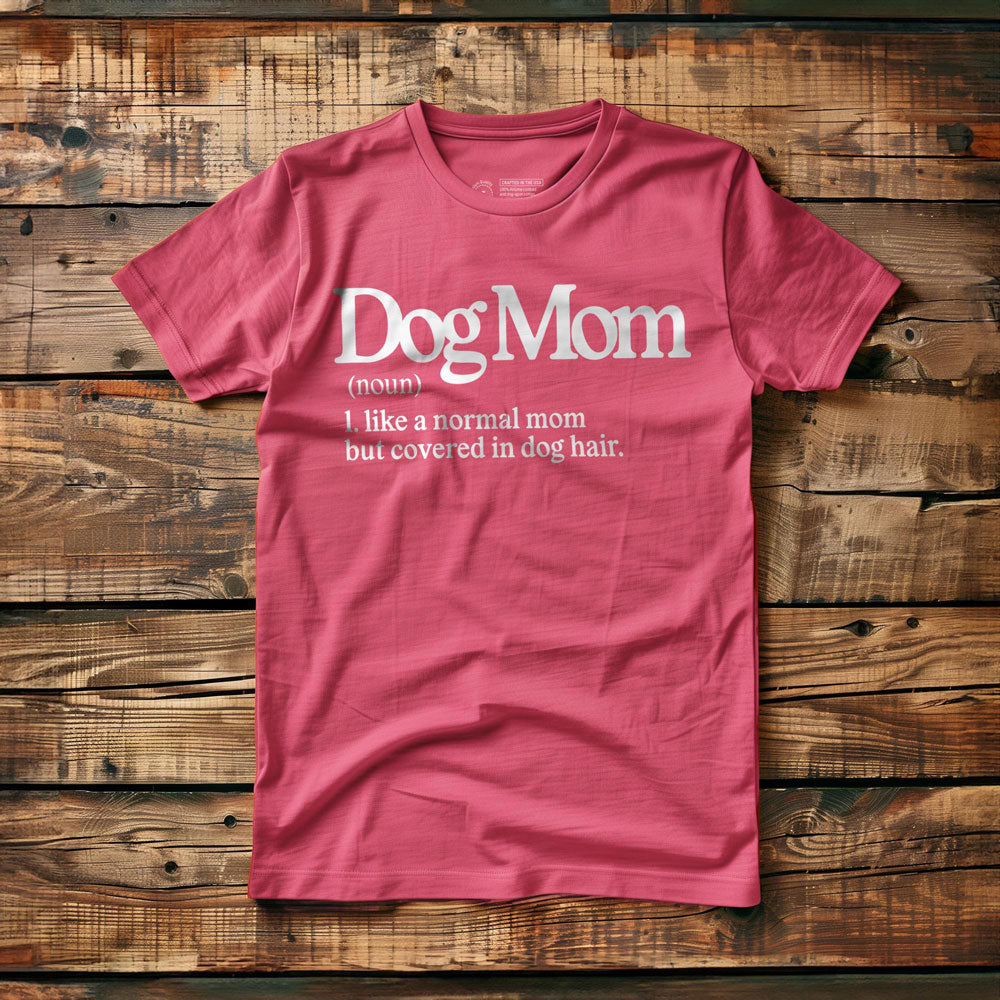 Dog Mom - T-Shirt - Pink