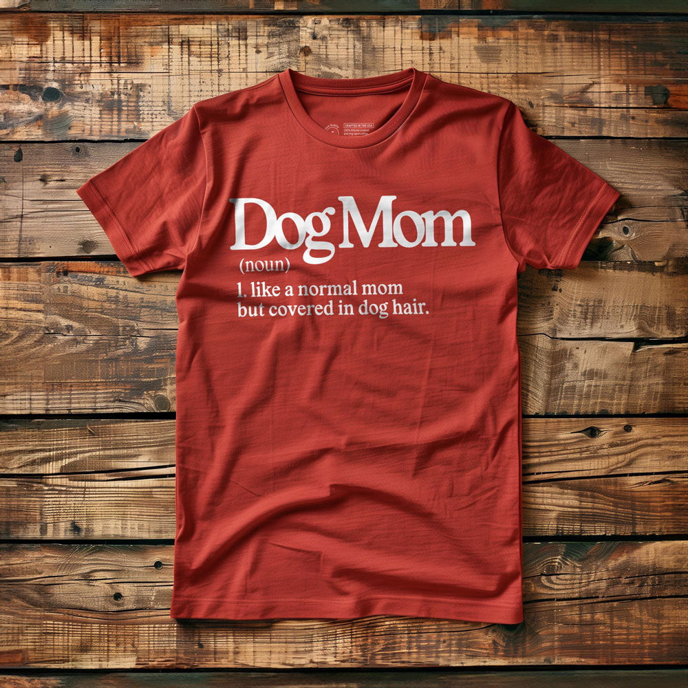 Dog Mom - T-Shirt - Red