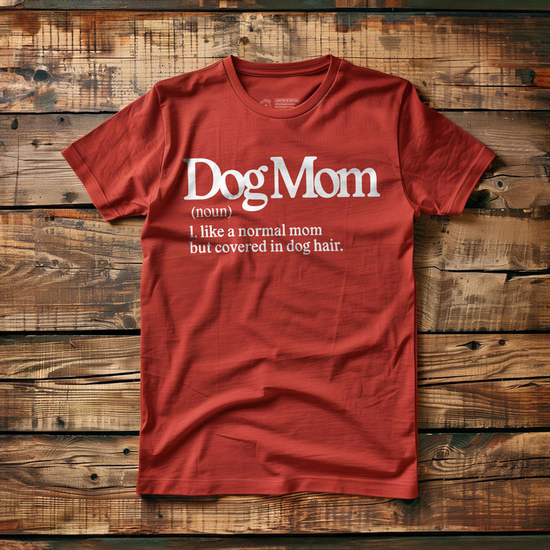 Dog Mom - T-Shirt - Red