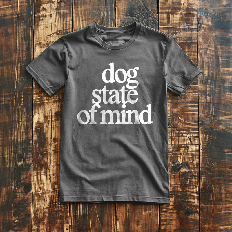 Dog State of Mind - T-Shirt - Asphalt