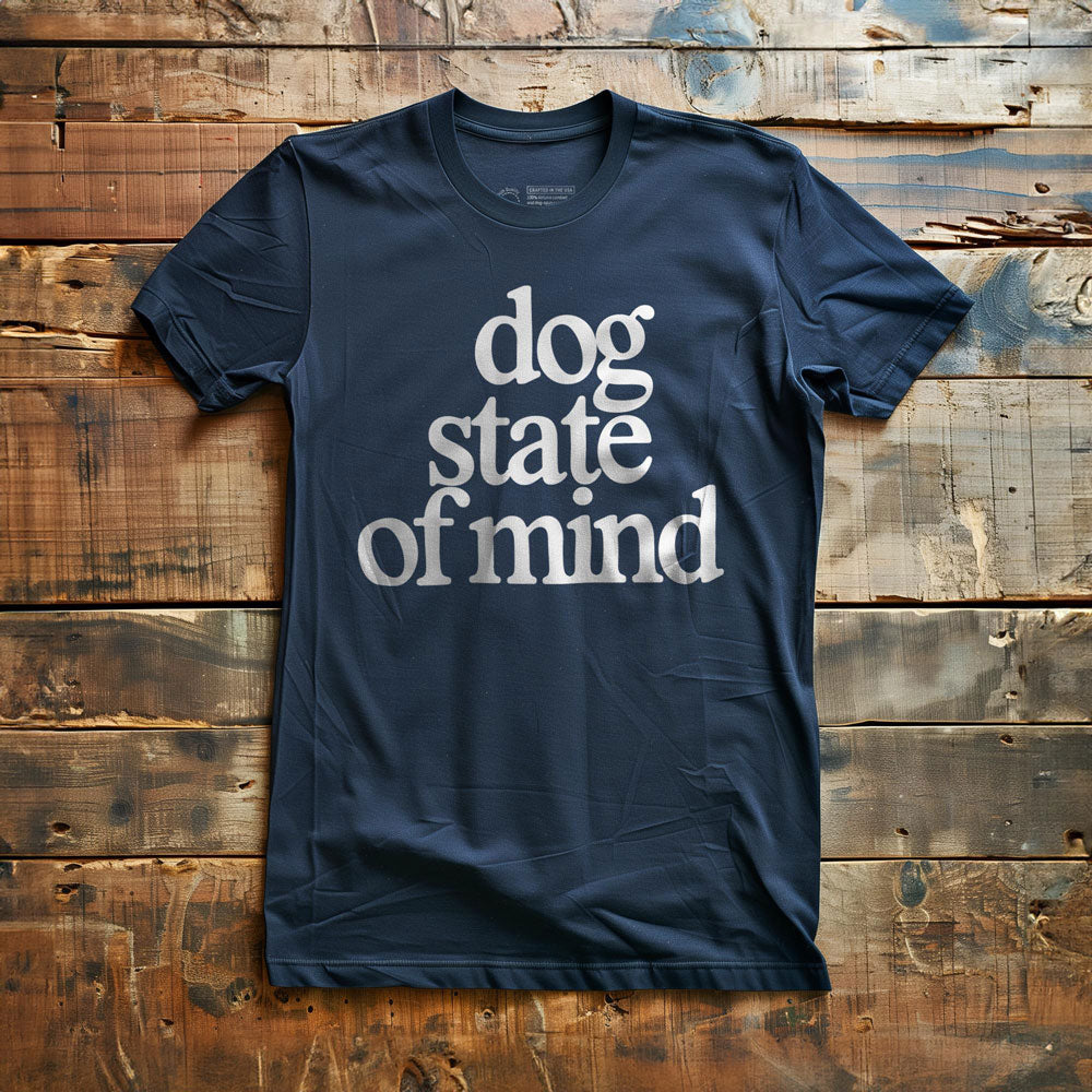 Dog State of Mind - T-Shirt - Navy