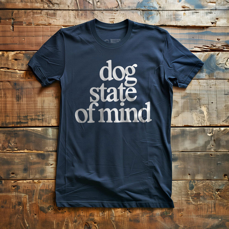 Dog State of Mind - T-Shirt - Navy