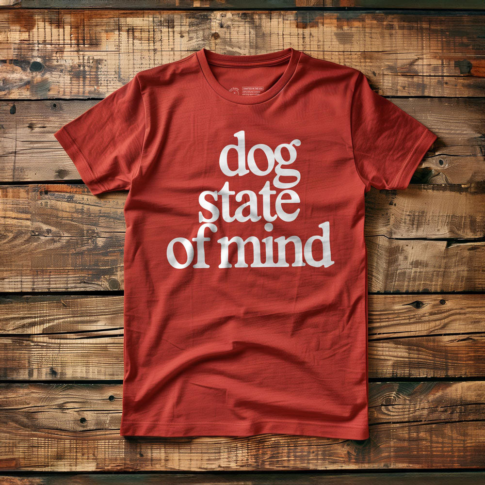 Dog State of Mind - T-Shirt - Red