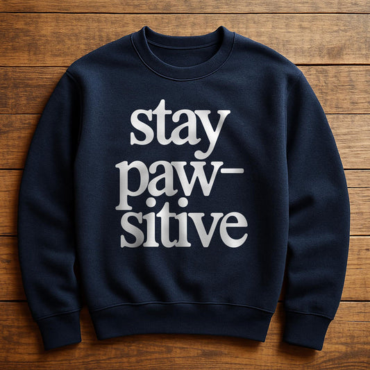 Stay Pawsitive - Sweatshirt