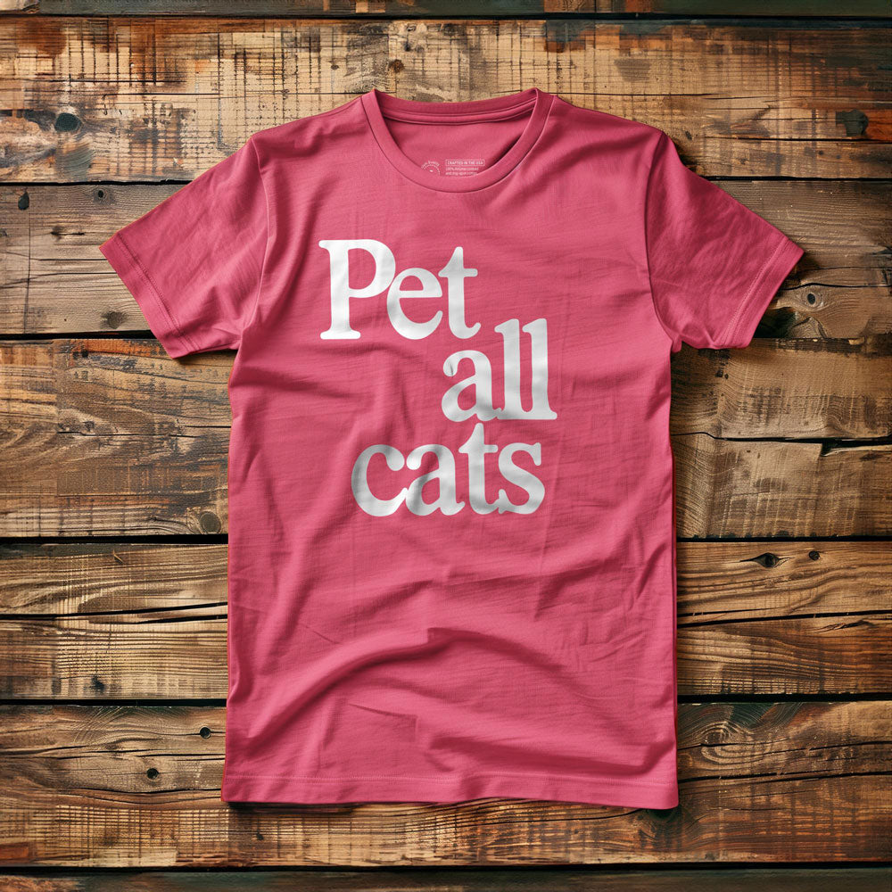 Pet All Cats - T-Shirt - Pink