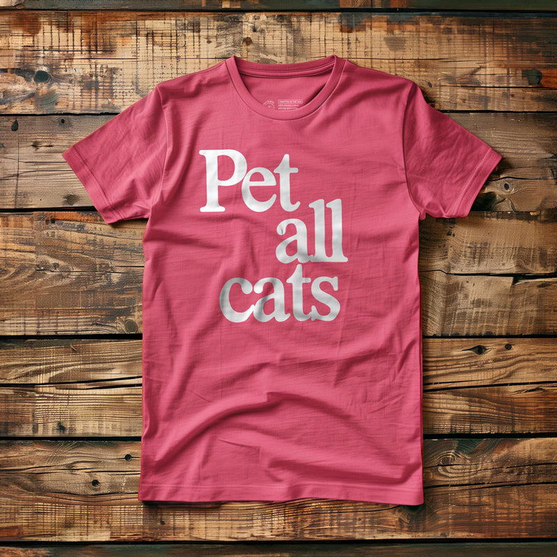 Pet All Cats - T-Shirt - Pink