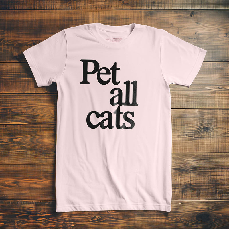 Pet All Cats - T-Shirt - Light Pink