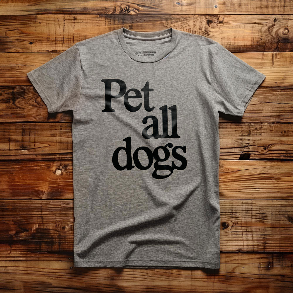 Pet All Dogs - T-Shirt - Athletic Heather