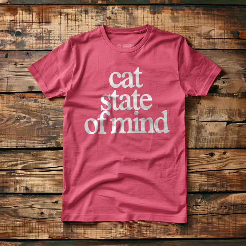 Cat State of Mind - T-Shirt - Pink