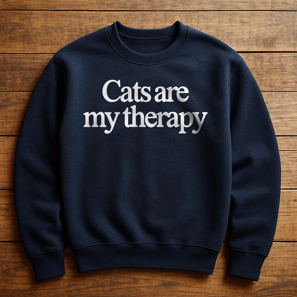 My Cat Is My Therapy - Sweatshirt