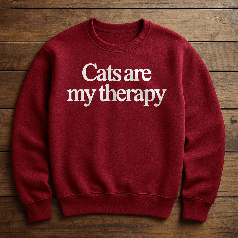 My Cat Is My Therapy - Sweatshirt