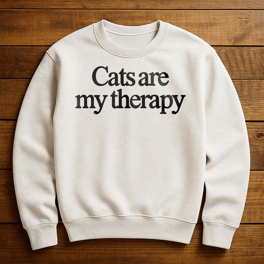 My Cat Is My Therapy - Sweatshirt