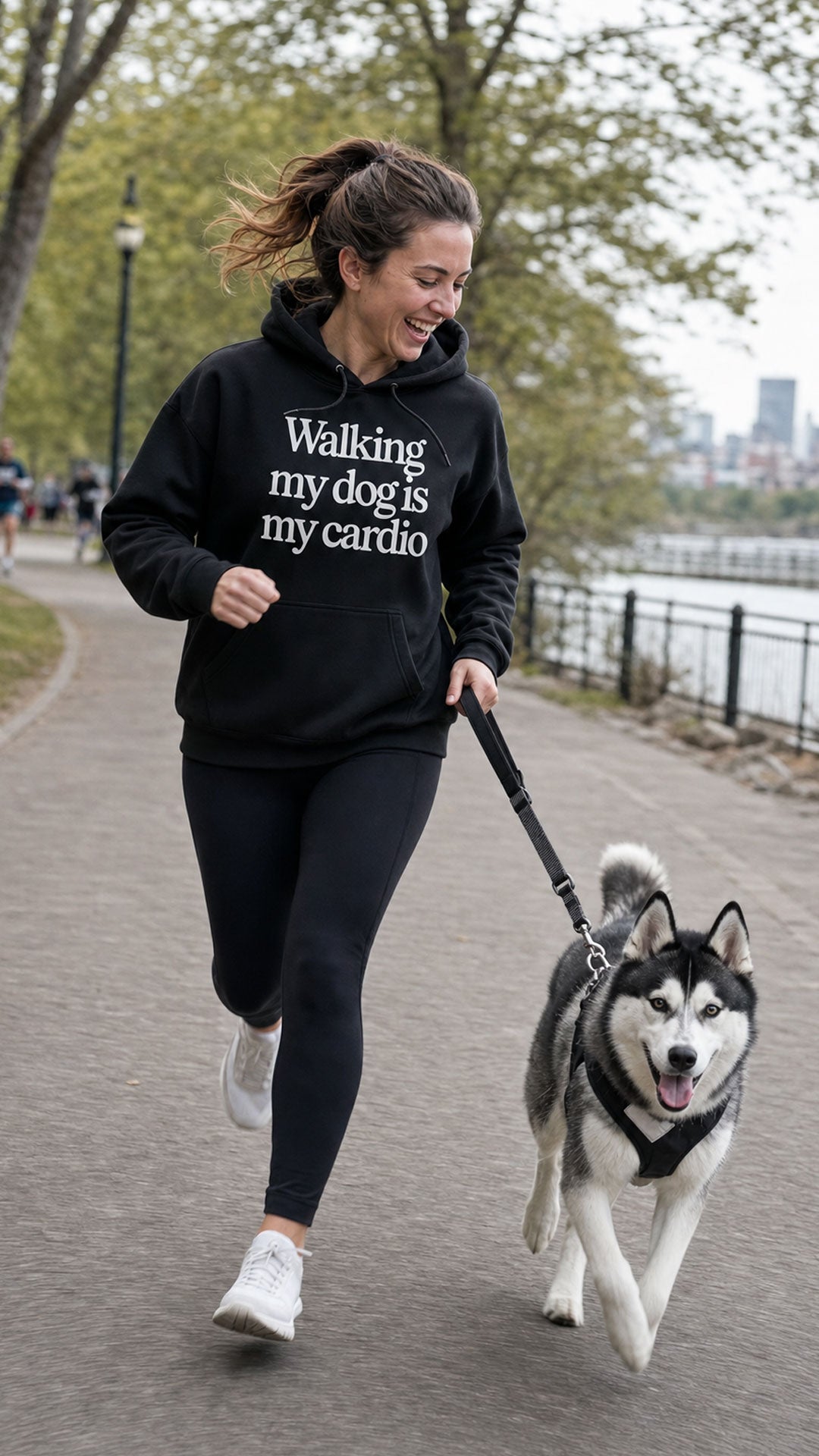 Walking My Dog Is My Cardio - Pullover Hoodie