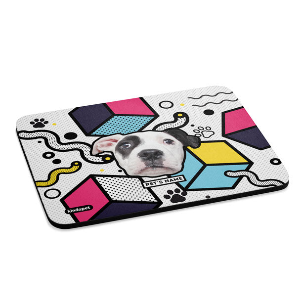 Memphis Custom Pet's Face - Mousepad