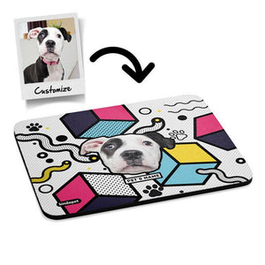 Memphis Custom Pet's Face - Mousepad