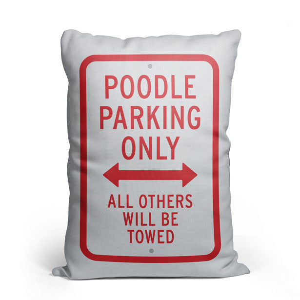 Parking Only - Throw Pillow