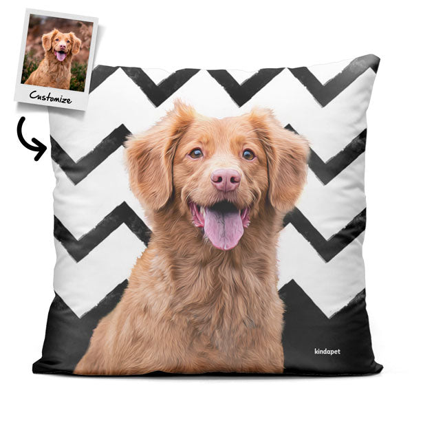 Pet Art - Custom - Throw Pillow